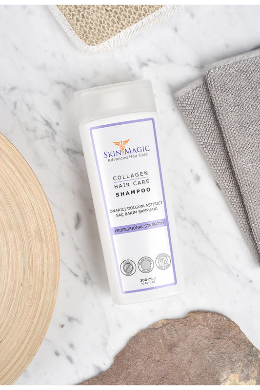 Skin Magic Collagen Hair Care Shampoo Dolgunlaştırıcı Saç Bakım Şampuanı 300ML